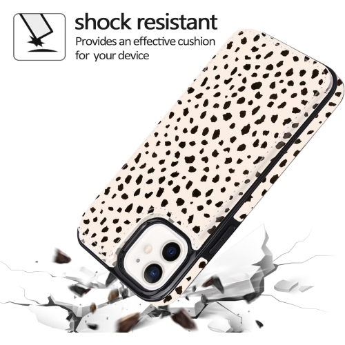 Compatible avec l'étui-portefeuille de 5,4 po pour iPhone 12 Mini avec fentes pour cartes; Étui folio en polyuréthane avec béquille pour rabat