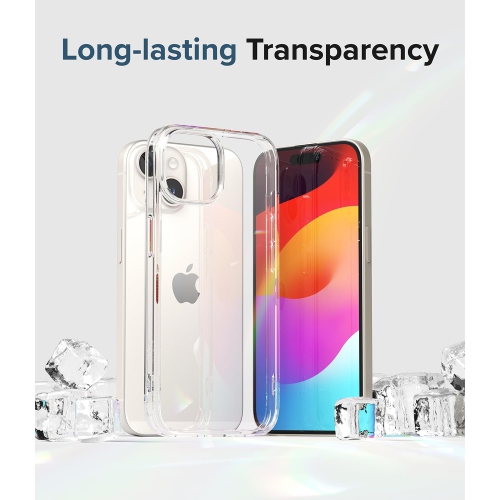 Fusion [Minimal Bulk] Compatible with iPhone 15 Case, Transparent Shockproof TPU Bumper Sturdy Protective Phone