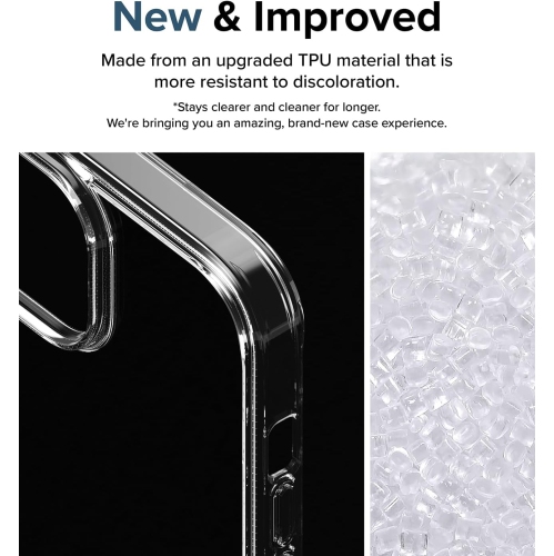 Fusion [Minimal Bulk] Compatible with iPhone 15 Case, Transparent Shockproof TPU Bumper Sturdy Protective Phone