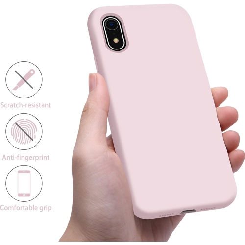 for iPhone XR Case, [Silky and Soft Touch Series] Premium Soft Silicone Rubber Full-Body Protective Bumper Case