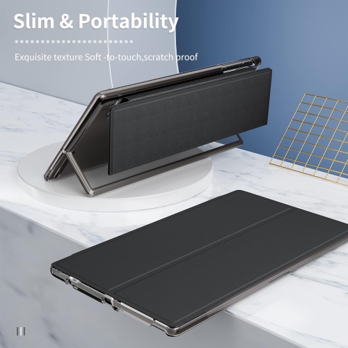 Tablet Case for M1011QU Tablet, 10.1 inch,Premium PU, Hard Back Shell Protective Smart Cover