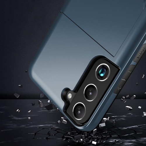 Phone Case for Samsung Galaxy S21 Glaxay S 21 5G 6.2 inch with Tempered Glass Screen Protector and Credit Card