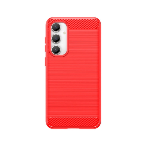 Étui en métal brossé rouge PANDACO pour Galaxy S24 FE de Samsung