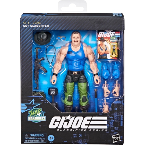 GIJOE  G.i. Joe Classified 6 Inch Action Figure The Mad Marauders Deluxe - Sergeant Slaughter #129