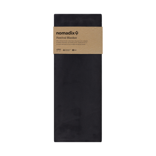 Nomadix Towel FESTIVAL BLANKET: Black on Black | FESTIVALS, CAMPING AND VAN LIFE