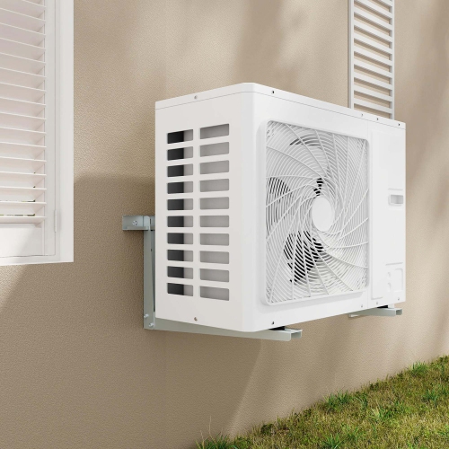 Costway 22" Heavy-Duty Mini Split Wall Mounting Bracket with Adjustable Crossbar & Levlers