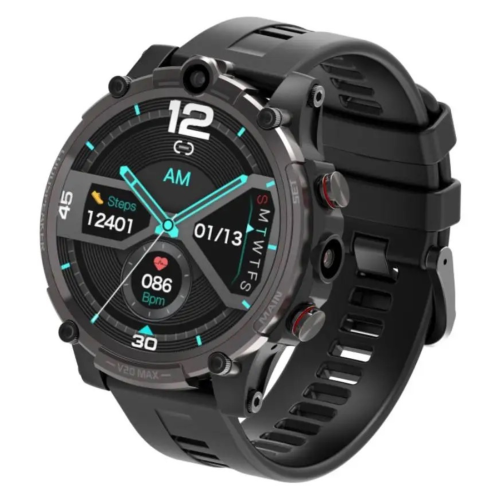 TUTT 4G Smart Watch Rugged with SIM Card | Dual Camera | 2GBRAM+16GBROM | V20 | Health and Fitness Tracker