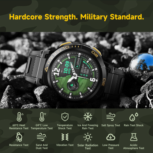 TUTT ZL1 Rugged Android AMOLED Smart Watch 4G SIM Card GPS | 2MP HD Camera | IP68 1 ATM | Mega Battery 800 mAh | 2GB-16GB ROM | Titanium Alloy