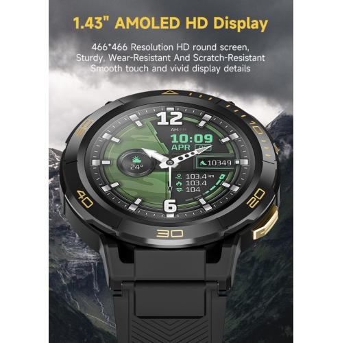 TUTT ZL1 Rugged Android AMOLED Smart Watch 4G SIM Card GPS | 2MP HD Camera | IP68 1 ATM | Mega Battery 800 mAh | 2GB-16GB ROM | Titanium Alloy