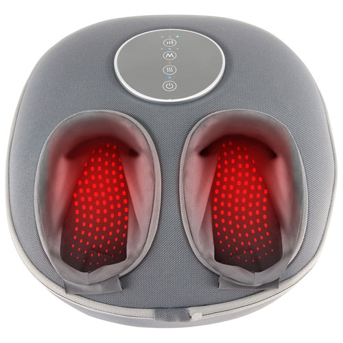 HoMedics Air Deluxe Foot Massager with Heat - Grey