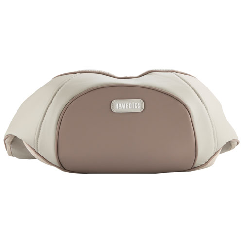 Appareil de massage shiatsu à action quadruple pour le cou et les épaules avec chaleur de HoMedics (NMS-620H) - Beige