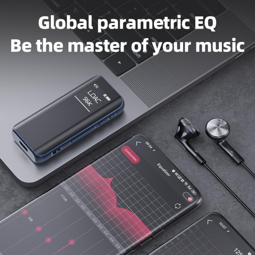 FiiO BTR15 Headphone Amps Bluetooth 5.1 Receiver High Resolution 384K/32Bit Native DSD256 USB DAC Supports LDAC/aptX HD/MQA for