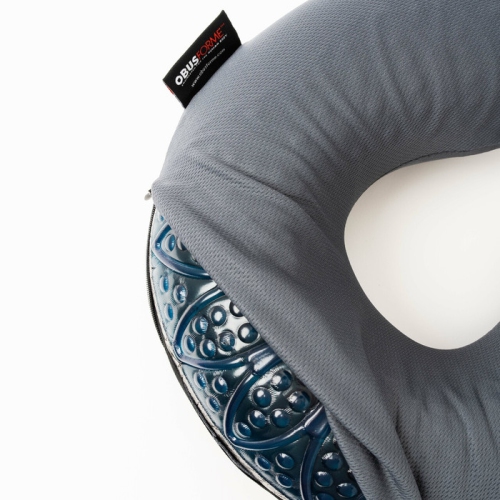 ObusForme CHARCOAL INFUSED GEL TRAVEL NECK PILLOW
