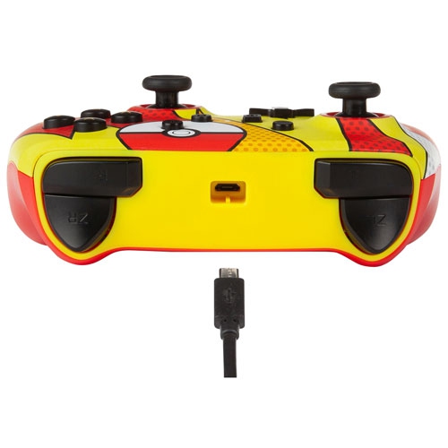 Refurbished PowerA Enhanced Wired Controller for Switch - Pikachu Pop Art (1518905-01)