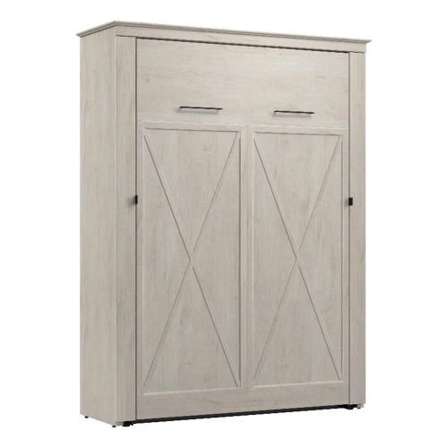 Bestar Key West 63W Full Murphy Bed - Engineered Wood in White