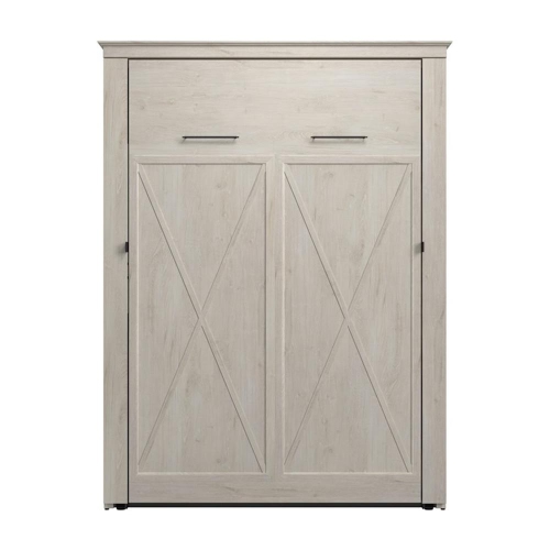 Bestar Key West 63W Full Murphy Bed - Engineered Wood in White