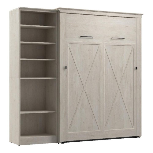 Bestar Key West Full Murphy Bed with Closet Organizer - Engineered Wood