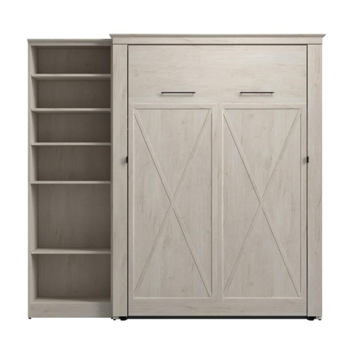 Bestar Key West Full Murphy Bed with Closet Organizer - Engineered Wood