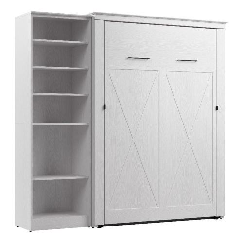 Bestar Key West Full Murphy Bed with Closet Organizer - Engineered Wood