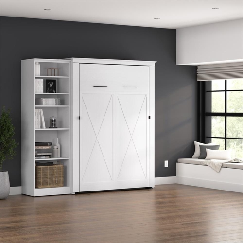Bestar Key West Full Murphy Bed with Closet Organizer - Engineered Wood