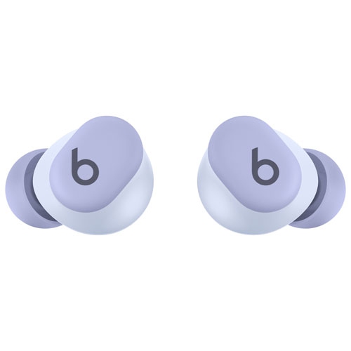 Remis à neuf - Écouteurs boutons 100 % sans fil à isolation sonore Solo Buds de Beats by Dr. Dre - Violet arctique