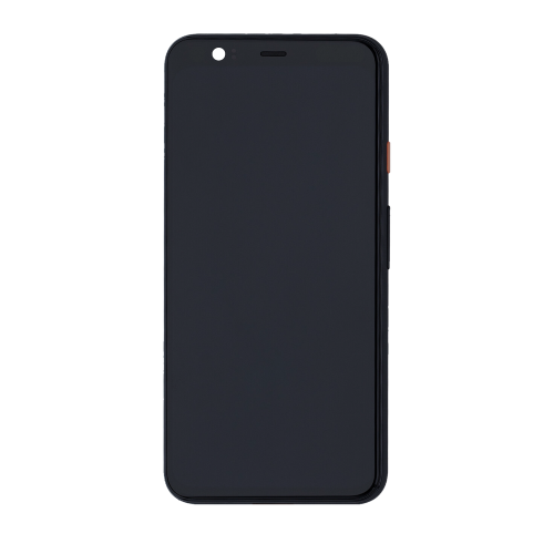 Replacement OLED Assembly With Frame Compatible For Google Pixel 4 (Orange Power Button)