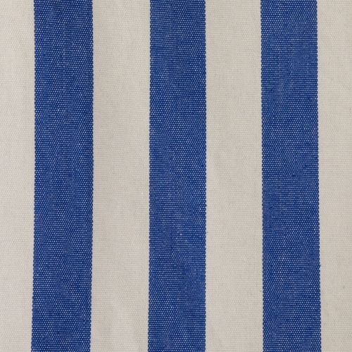 Striped Macrame Quilted Two Person Double Hammock - 9' x 56" - Blue and Cream