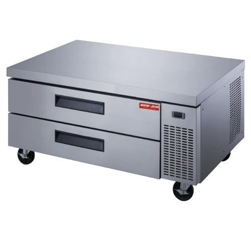 NEW AIR NCB-052-SS Commercial 52" Two Drawer Refrigerated Chef Base - 238 L / 8.4 Cu. Ft. - Ideal for Commercial Kitchens, Restaurants & Cafeterias