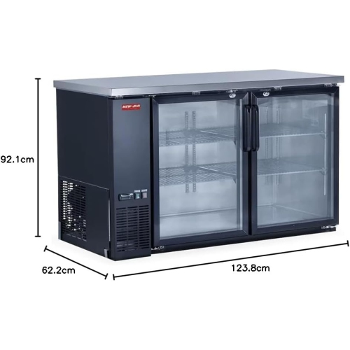 New Air NBB-48-SG Single Glass Door 48″ Back Bar Refrigerator Cooler