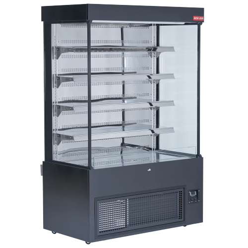 NEW AIR NOM-52-S Commercial 52" Vertical Open Air Curtain Merchandiser - Ideal for Restaurants, Cafés, Convenience Store and Supermarkets