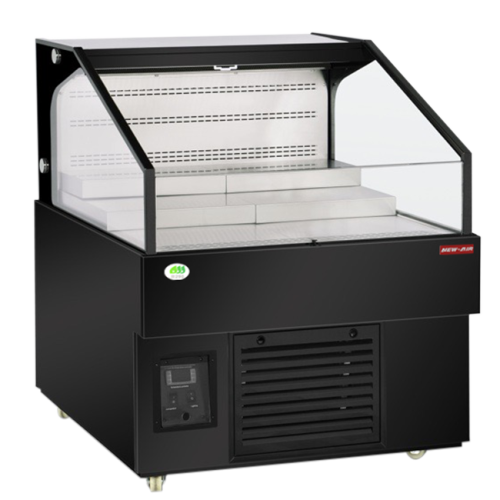 NEW AIR NOM-36-LSB Commercial 36″ Grab 'N Go Horizontal Open Merchandiser - Ideal for Restaurants, Cafés, Convenience Stores and Supermarkets