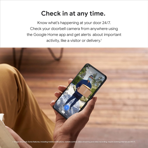 Refurbished - Google Nest Wire-Free Video Doorbell - Ash