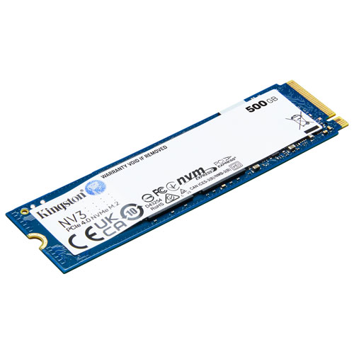 Kingston NV3 500GB NVMe PCI-e Internal Solid State Drive