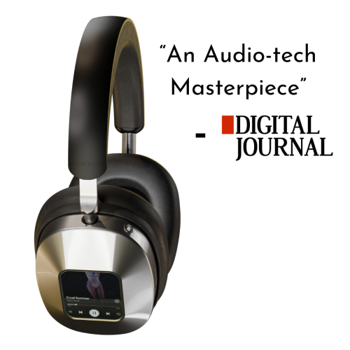 Boîte ouverte - Casque d'écoute sans fil Vernte ANC, assistant vocal, stockage 128 Go, suppression active du bruit hybride, LTE, Wi-Fi,