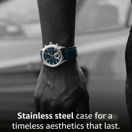 pininfarina Sintesi Sport 44mm Smartwatch - Analogue Watch with Sapphire Glass, Compass & Fitness Tracker for Heart Rate, Steps, Calories, & Sleep -