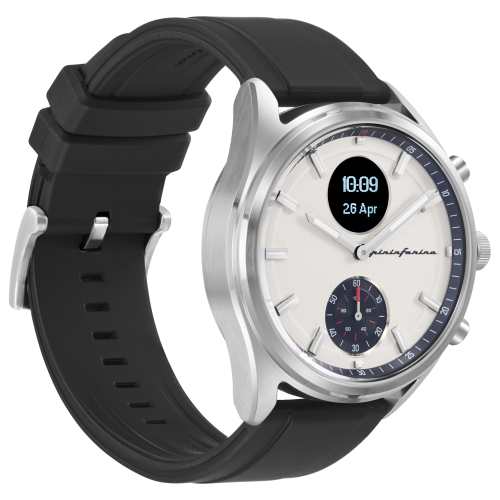 Montre intelligente sport 44&nbsp;mm Sintesi de Pininfarina - Montre analogique avec verre saphir, boussole et moniteur d'activité pour fréquence