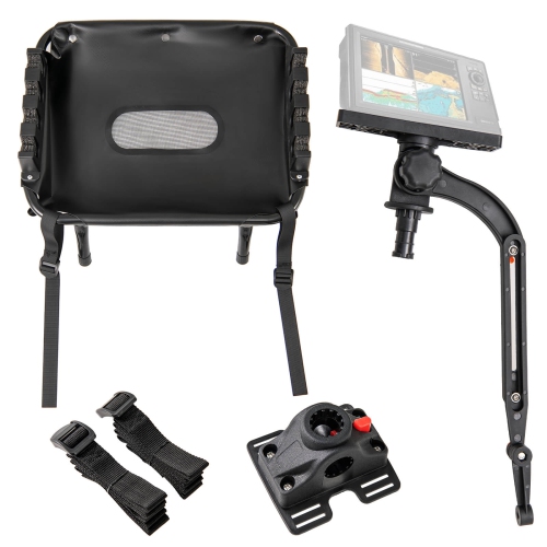 Ensemble d'accessoires pour bateau de pêche de Costway de 2&nbsp;mm avec support de fixation à hauteur réglable pivotant à 360°