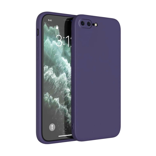 PANDACO Soft Shell Matte Violet Case for iPhone 7 Plus or iPhone 8 Plus