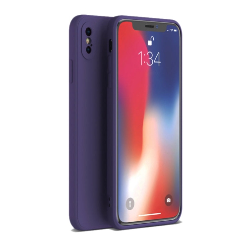 PANDACO Soft Shell Matte Violet Case for iPhone X or iPhone XS