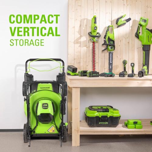 Greenworks PRO 21" 80V Self-Propelled Cordless Lawn Mower, 5.0 AH Battery Included MO80L510