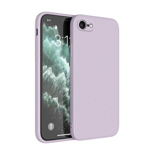 PANDACO Soft Shell Matte Pastel Purple Case for iPhone 7 or iPhone 8 or iPhone SE