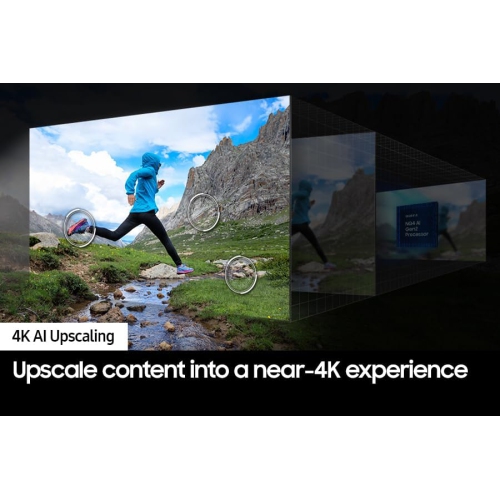 SAMSUNG 85-Inch Neo QLED AI powered 4K QN85D Series, 120 Hz refresh rate, Dolby Atmos, Q-symphony, Gaming Hub, Smart TV - [QN85QN85DAFXZC] - Open Box