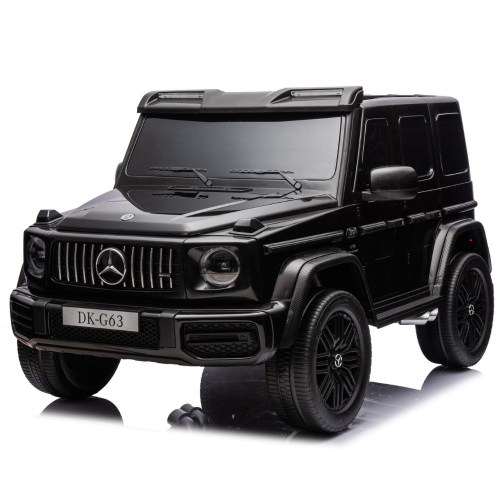 KidsVIP Kids Mercedes Benz G63 Supersized 2x24V Battery Powered XXL Platinum Edition Truck: Rubber Wheels, 2 Leather Seats, MP4 Touchscreen, 4x4 AWD,