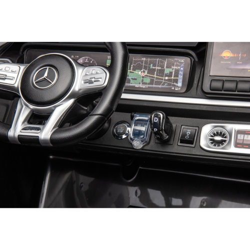 KidsVIP Kids Mercedes Benz G63 Supersized 2x24V Battery Powered XXL Platinum Edition Truck: Rubber Wheels, 2 Leather Seats, MP4 Touchscreen, 4x4 AWD,