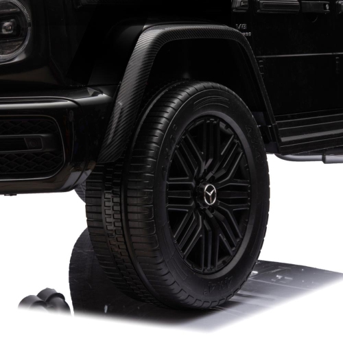 KidsVIP Kids Mercedes Benz G63 Supersized 2x24V Battery Powered XXL Platinum Edition Truck: Rubber Wheels, 2 Leather Seats, MP4 Touchscreen, 4x4 AWD,