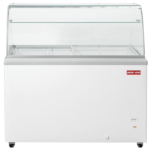NEW AIR NIF-71-DC Commercial 71" Ice Cream Dipping Cabinet - Ideal for Restaurants, Ice Cream Shops, Convenience Store & Grocery Stores