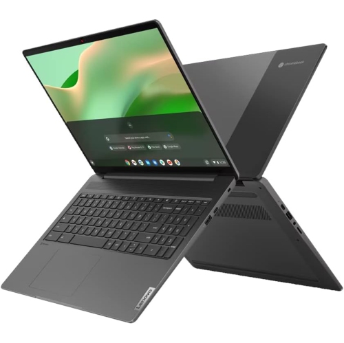 Refurbished Excellent Lenovo IP 5 16" 2560 x 1600 120Hz Chromebook, Intel i3-1215U Processor, 8GB Ram, 128GB Storage, Chrome OS, Wi-Fi 6E, Storm Grey