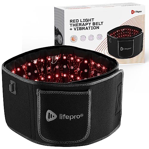 Lifepro Red Light Therapy Belt - Near Infrared Light Therapy & Red Light Therapy for Muscle Pain, Inflammation, Elbow Joint & Back Pain Relief