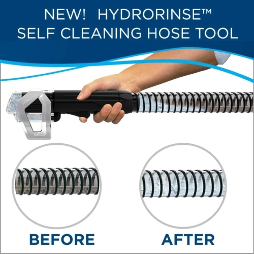 Nettoyeur en profondeur portatif Little Green ProHeat 2513&nbsp;B de Bissell - nettoyeur de taches pour tapis et tissus avec outil d'autonettoyage