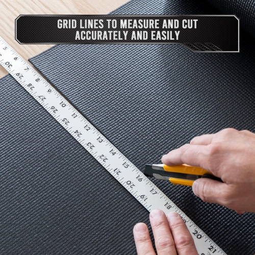 Tool Box Liner Professional Grade Precision Defined, 18" x 24 ft, Black | Tool Box Drawer Liner